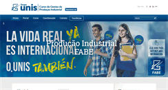 Desktop Screenshot of producaoindustrial.fabe.unis.edu.br