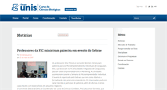 Desktop Screenshot of cienciasbiologicas.fic.unis.edu.br