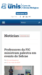 Mobile Screenshot of cienciasbiologicas.fic.unis.edu.br