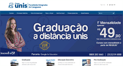 Desktop Screenshot of fic.unis.edu.br