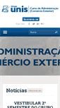 Mobile Screenshot of administracao.unis.edu.br