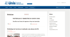Desktop Screenshot of administracao.fic.unis.edu.br