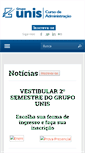 Mobile Screenshot of administracao.fic.unis.edu.br