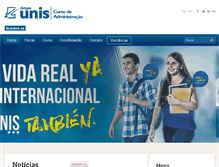 Tablet Screenshot of administracao.fateps.unis.edu.br
